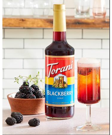Torani Blackberry Syrup 25.4 Fl Oz (Pack of 1) - Premium Quality Flavoring for Drinks and Desserts - Buy Online on GoSupps.com