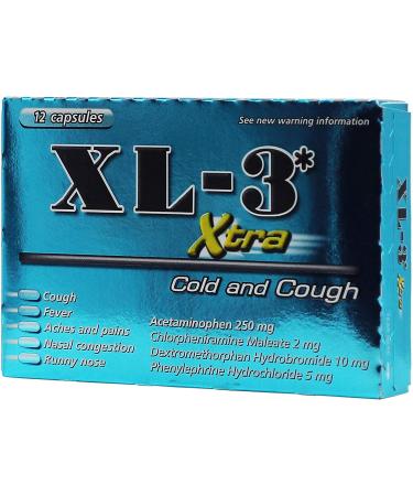 XL-3 Xtra Cold & Cough 2-Pack: Relieve Cough and Cold Symptoms - Buy Online on GoSupps.com