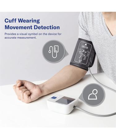 Alcedo Upper Arm Blood Pressure Monitor - Automatic Digital BP Machine with Wide-Range Cuff, LCD Screen, Talking Function, 2x120 Memory - For Home Use - Buy Online on GoSupps.com
