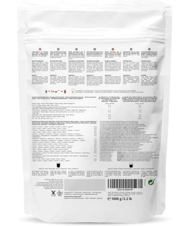 Buy Vegan Protein Powder - Cinnamon & Sugar | Sucralose & Soy-Free | 1kg Blend of Rice Peas Hemp Buckwheat & Pumpkin Seeds - Buy Online on GoSupps.com