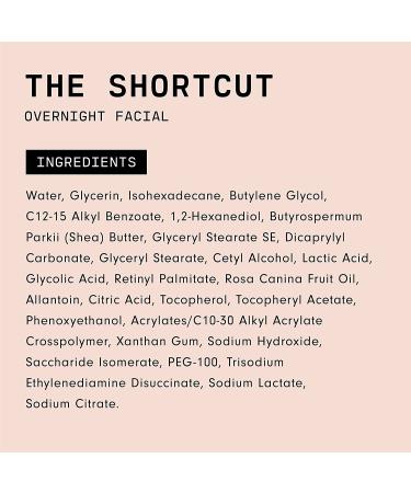 Versed The Shortcut Overnight Facial - Gentle Exfoliating Treatment with Lactic and Glycolic Acid - Vegan - 1 fl oz - Buy Online on GoSupps.com