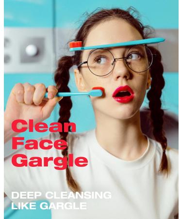 Buy Clean Face Gargle Gel-to-Foam Cleanser - Hypoallergenic Gel Wash for Sensitive Skin Pine & Lactobacillus Extract Cooling & Refreshing 5.4 fl. oz - International Shipping Available - Buy Online on GoSupps.com