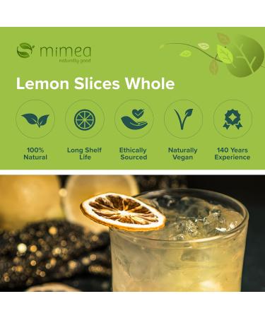 Mimea Lemon Slices Whole | 1kg | Quality Ingredients | Dried Fruit | Natural | No Additives | Cocktails | Garnishes | Baking | Food Grade - Buy Online on GoSupps.com