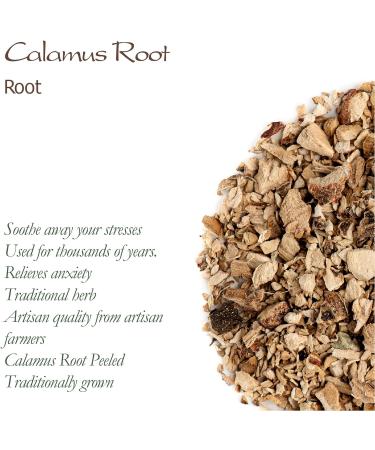 Organic Calamus Root Tea - Premium Quality Cut and Dried Sweet Flag 100g - Pack of 1 - Buy Online on GoSupps.com