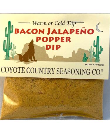 Coyote Country's Bacon Jalapeno Popper Dip Mix (3 Pack) Bacon Jalapeno Popper (3 Pack)