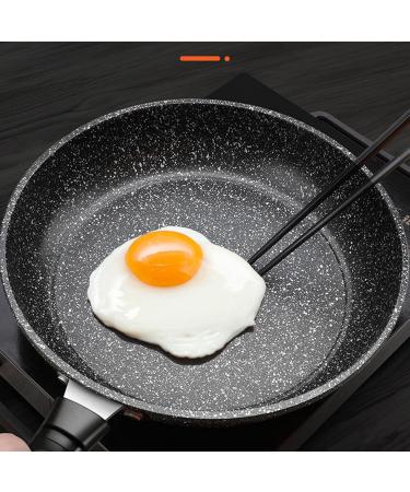 Gugxiom Maifan Stone Frying Pan Non Stick Universal Cooktop Compatible Excellent Steak Pan Solid & Reliable Efficient Kitchen Cook Companion 20cm Diameter 600g Weight - Buy Online on GoSupps.com