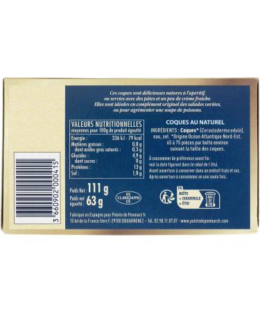 Pointe de Penmarc'h natural shells set of 3 boxes of 111 g - Delivery in 2 to 3 working days from Brittany - Buy Online on GoSupps.com