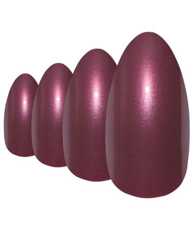 False Nails Bling Art Red Brown Almond Stiletto Coffin 24 Fake Long Tips - Buy Online on GoSupps.com