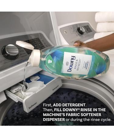 Downy Rinse & Refresh Laundry Odour Remover and Fabric Softener Cool Cotton Safe On All Fabrics HE Compatible 1.43L Cool Cotton 1 count (Pack of 1) - Buy Online on GoSupps.com