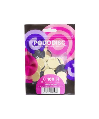 Staleks Pro Expert Adhesive Refills with Foam Base Soft Podic Professional Disposable 50 Pieces PDFS. (25 100)