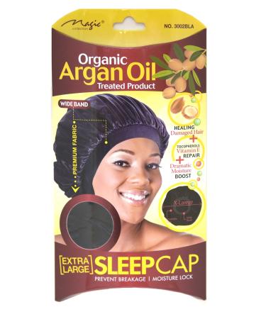 Organic Argan Oil Extra Large Sleep Cap By Magic Collection