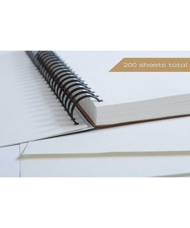 Bachmore Sketchpad 9X12 Inch | 100 Sheets Sketch Book for Artists | Spiral Bound | Marker, Ink, Colored Pencil, Acrylic Paint, Charcoal - Buy Online on GoSupps.com
