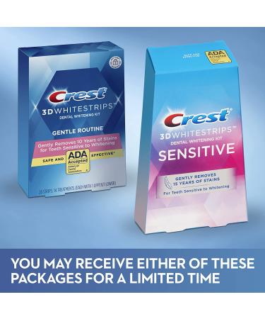 Crest 3D Whitestrips for Sensitive Teeth - 28 Strips Teeth Whitening Kit - Buy Online on GoSupps.com