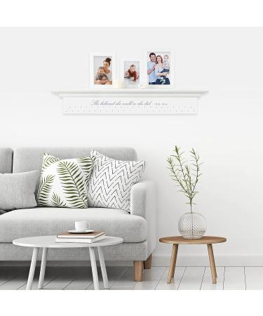 Girls' 3FT White Medal Hanger, Trophy Shelf & Ribbon Holder - Strong Hooks for Sports Awards Display - Buy Online on GoSupps.com