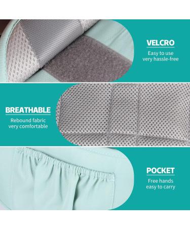 Leapbeast Baby Carrier - All-in-One Ergonomic Hip Seat for Newborns & Toddlers (3.5-15.5 kg) - Cotton Light & Breathable - Adjustable Green Design - Buy Online on GoSupps.com