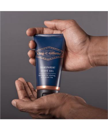 King C. Gillette Men's Transparent Shaving Gel 150ml - Buy Online on GoSupps.com