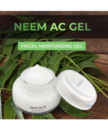 Buy BIOCHEM Neem AC Facial Moisturizing Gel - 1.41 oz | Oil-Control & Soothing AC Gel with Natural Neem Extract | International Shipping Available - Buy Online on GoSupps.com