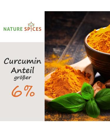 Buy Nature Spices Turmeric Powder 100g | High Curcumin Superfood for Golden Milk Masala & Tea | Authentic Indian Turmeric - Buy Online on GoSupps.com