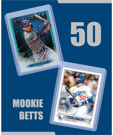 Mookie Betts Baseball Card Bundle - Red Sox Dodgers Trading Cards (6 Pack) - Buy Online on GoSupps.com