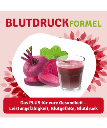  Vitalstoffwerk Blood Pressure Formula 3L - Organic Nutrient Complex with Potassium Vitamin C Beetroot Juice Effectiveness Blood Vessels Blood Pressure - Buy Online on GoSupps.com