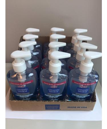 University Medical Anti-Bacterial Hand Wash 8 oz 12 Pack - Effective Germ Protection - Buy Online on GoSupps.com