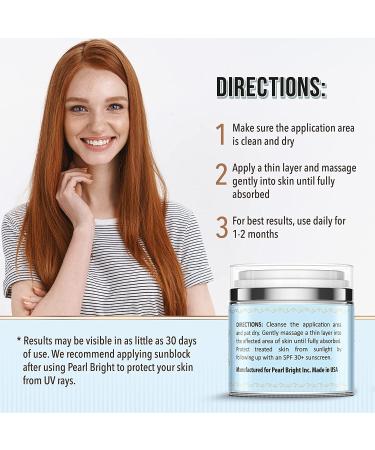 PearlBright Dark Spot Remover for Face & Body - Natural Skincare for Sensitive Areas - Made in USA - With Licorice, Mulberry Extract, Arbutin - 1.7oz - Buy Online on GoSupps.com