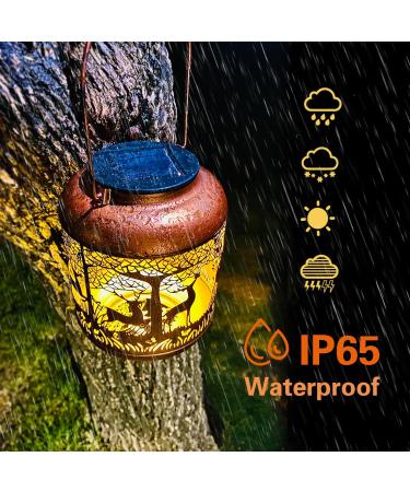 Hummingbird Solar Lanterns Outdoor Waterproof Hanging Solar Lights Hummingbird Gifts for Women Men Metal Bird Decorative LED Lanterns for Yard Patio Lawn Tabletop Pathway Landscape Garden Deer Hummingbird - Buy Online on GoSupps.com