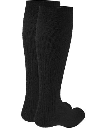 Truform Compression Socks 8-15 mmHg Knee High X-Large - Pack of 2 (Black) - Buy Online on GoSupps.com