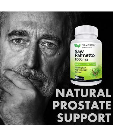USA Grown Saw Palmetto Capsules - Prostate & Hair Health Support - 180 Count - Buy Online on GoSupps.com