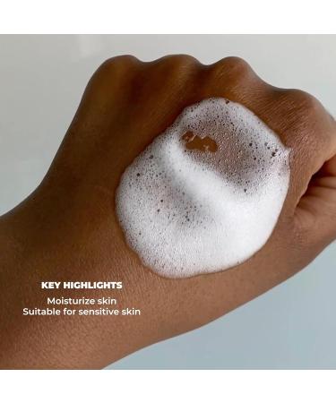 Gentle Foaming Facial Cleanser for Sensitive Skin | Aloe Vera | Hypoallergenic Fragrance-Free | Natural & Organic | 2oz Airless Pump - Buy Online on GoSupps.com