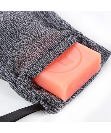2-Pack Soap Bags | Ideal for Solid Shampoo Peeling & Shower Use - Eco-Friendly Soap Storage - Buy Online on GoSupps.com