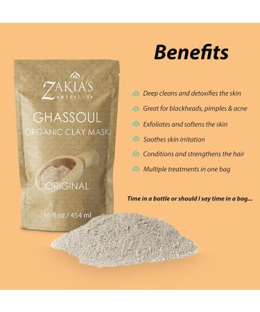 Zakia's Ultimate Moroccan Bath & Shower Set - 100% Natural Orange Blossom Black Soap Exfoliating Body Scrub for Hammam Ritual - Buy Online on GoSupps.com