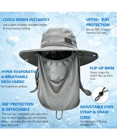 SUKEN Fischerhut - UV Sun Protection Hats for Men & Women | Tactical Outdoor Fishing Gear - Buy Online on GoSupps.com