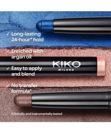 KIKO Milano Long Lasting Eyeshadow Stick 10 - Creamy Formula, Extreme Hold (Mauve Brown) - Buy Online on GoSupps.com