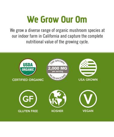 Om Mushrooms Mushroom Powered Matcha Latte Blend 10 Packets 0.28 oz (8 g) Each - Buy Online on GoSupps.com