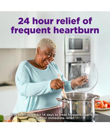 Amazon Basic Care Omeprazole 20mg Mini Capsules - 42 Count - Acid Reducer for Heartburn - 24HR Relief - Buy Online on GoSupps.com