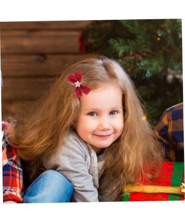 ABOOFAN 4 Pairs Bow Tie Bowknot Hairbands Barrette Ponytail Hair Ties Elastic Hair Band Elastic Hair Tie Christmas Bowknot Hairpin Bowknot Barrette Bride Star Shape Fabric Props - Buy Online on GoSupps.com