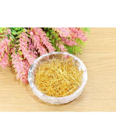 Shapenty 500PCS Mini Metal Wire Eyepins for DIY Craft Jewelry Making - Gold, 24mm/1Inch - Buy Online on GoSupps.com