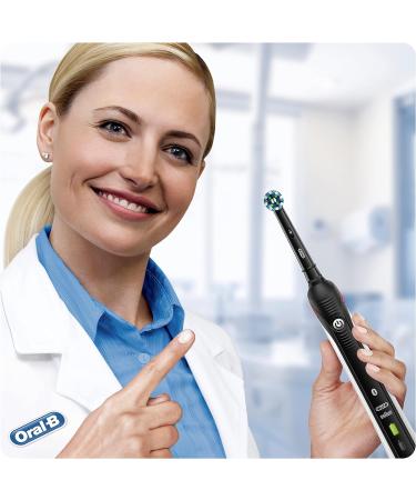 Oral-B Smart 4 4500 Black Electric Toothbrush - Rechargeable CrossAction 3 Modes 2 Brush Heads Premium Travel Case & Deep Cleaning Toothpaste for Gums - Buy Online on GoSupps.com