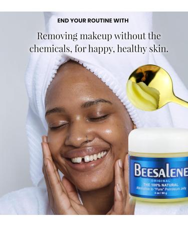 Beesalene Original Unpetroleum - 100% Natural & Hypoallergenic Alternative to Petroleum Jelly - Lips Hands Baby Makeup Remover and More (2 Ounce) 2 Ounce (Pack of 1) - Buy Online on GoSupps.com