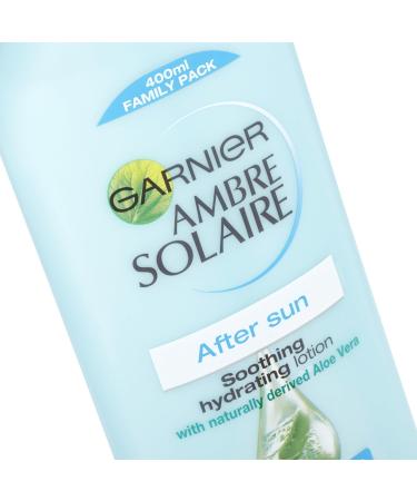 Garnier Ambre Solaire After Sun Lotion 400ml - Soothing Hydration for Sun-Kissed Skin | International Shipping Available - Buy Online on GoSupps.com