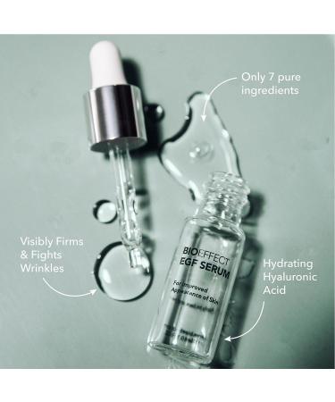 BIOEFFECT EGF Serum Treatment Duo with Hyaluronic Acid - Moisturizing, Firming, Wrinkle-Fighting for Face & Neck - Day/Night Use - Best Derma Roller Serum - Buy Online on GoSupps.com