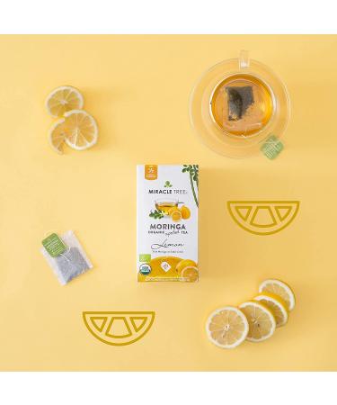 Miracle Tree Organic Moringa Superfood Tea - Apple & Cinnamon, Caffeine-Free, 25 Bags - Buy Online on GoSupps.com