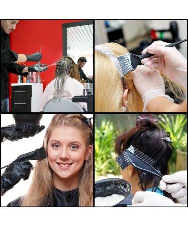 18-Piece Hair Dye Brush Set - Complete Hair Color Accessories Kit | Salon & DIY Tools Gloves Comb Bowl & More - Buy Online on GoSupps.com
