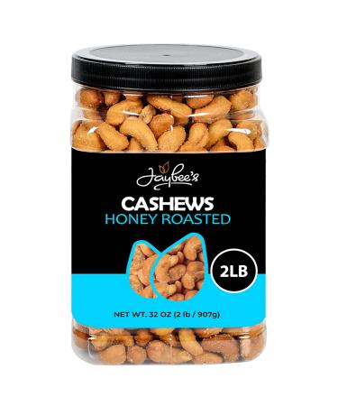 Honey Roasted Cashews - 32 oz Reusable Container | Gourmet Nuts Coated with Sweet & Natural Honey | Roasted to Perfection | Healthy Everyday Snack | Vegan | Kosher | Hand-Picked | Sweet & Crunchy 2 Pound (Pack of 1) - Buy Online on GoSupps.com