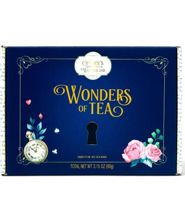 Thoughtfully Coffret cadeau de th s Alice au pays des merveilles 6 saveurs lot de 90 - Buy Online on GoSupps.com
