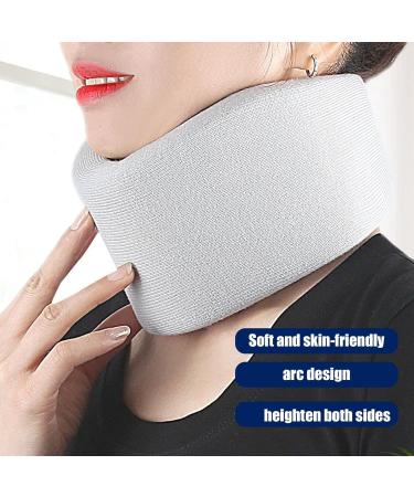 FACYNDE Adjustable Soft Neck Support - Universal Cervical Relief Pillow for Men & Women - Soft Sponge Yellow - Buy Online on GoSupps.com