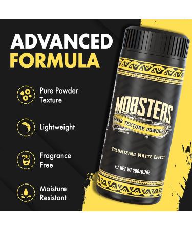 Mobsters Emporium Hair Texture Powder - Instant Volume & Matte Finish for All Hair Types - Men's Styling Powder - Buy Online on GoSupps.com