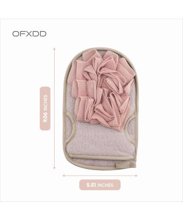 Double-Sided Bath Sponges for Women & Men - Loofah Shower Puffs & Scrubbies - Pink Bath Gloves for Ultimate Clean - Buy Online on GoSupps.com