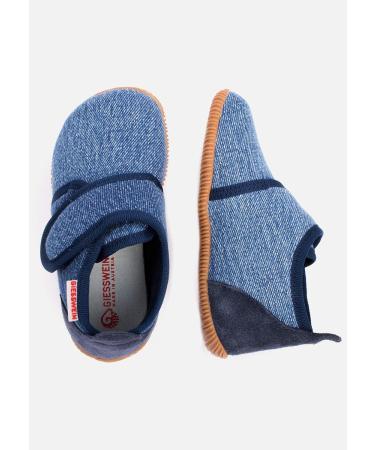 Giesswein Unisex Kid's Strass High Slippers - Slim Fit, Blue Jeans | Size 4.5 UK Child - Buy Online on GoSupps.com